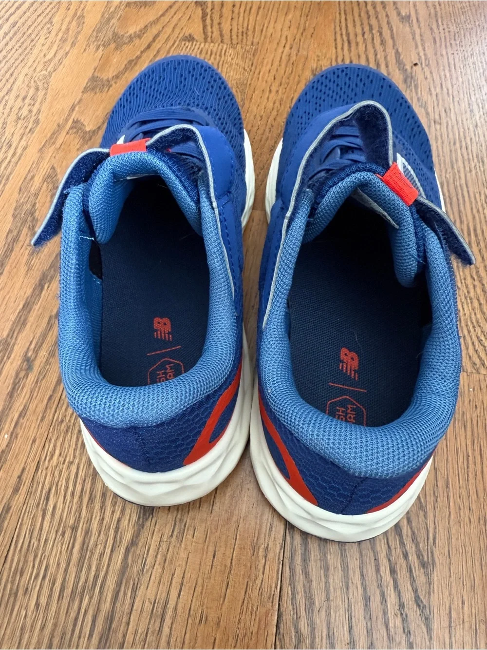 Brand new with tags, without New Balance Kids' Wide Fit Navy & Red Running Shoes